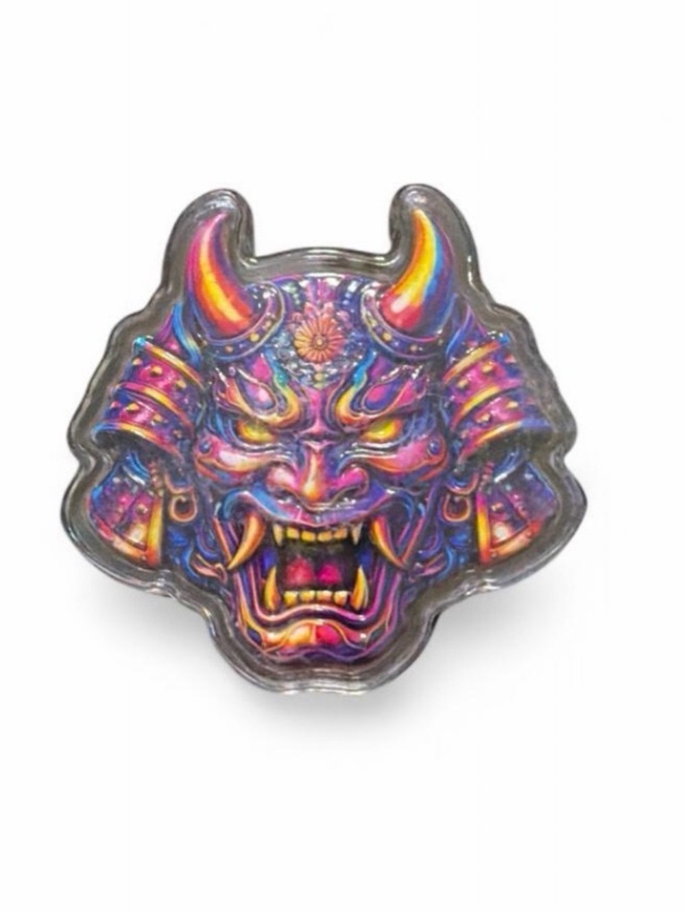 Multicolor Demon Mask Pin - Men Other Accessory - Picture 2 of 3
